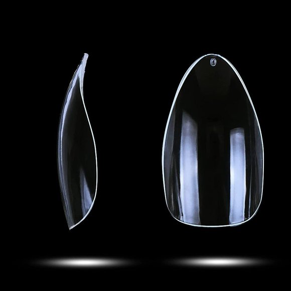 ⚡ Clearance! Short Stiletto Clear Fake Nails - Picture 2 of 7